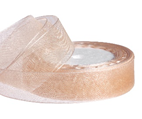 Лента органза,25mmx25yards, цв.бежевый