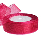 Лента органза,25mmx25yards, цв.брусничный Лента органза,25mmx25yards, цв.брусничный