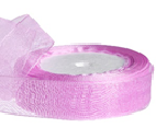 Лента органза,25mmx25yards, цв.сиренево-розовый Лента органза,25mmx25yards, цв.сиренево-розовый