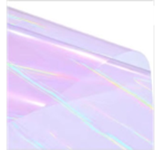 Плёнка "Северное сияние" 50 мкм, 57см*10м, сиренево-розовый