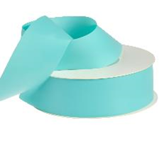 Лента силиконовая однотонная 25/25м небесный