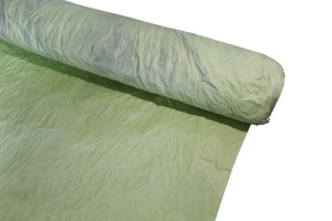 Бумага Эколюкс салатовый пастель с серебряным напылением 70см * 5м ± 5%