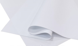 Фоамиран 60х70 см, (10 листов в уп.), 1,1мм цв. белый