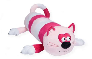 Мягкая игрушка "Котик усатый полосатый" 80 см 