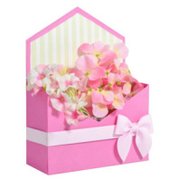 Конверт 180*240*70 с бантиком малиновый