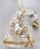 Фигурка декоративная Шапка-колпак на подвеске 9,2 см акрил