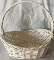 Корзина плетеная (ива): 39*34*17, 1 шт., выбеленный Корзина плетеная (ива): 39*34*17, 1 шт., выбеленный