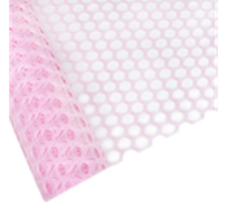 Крошет Крупные ячейка  50см*5Y нежно-розовый