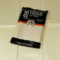 Тишью Бумага фольгированная 20 листов 50х70см желтый