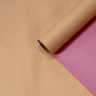 Пленка матовая Корея двухсторонняя персиковый/нюдовый 48см*10м 60мкр