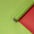 Матовая пленка двухсторонняя на втулке 50 мкр 60 см*10 ярд ± 5% Салатовый/красно-коралловый
