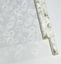 Пленка Завитки белая 70см*200гр ± 5% Пленка Завитки белая 70см*200гр ± 5%