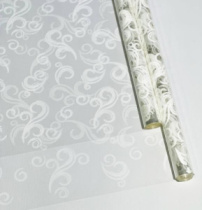 Пленка Завитки белая 70см*200гр ± 5%