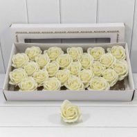 Декоративный цветок-мыло "Большая роза" Шампань 6,5*7 25шт. 1/20 Декоративный цветок-мыло "Большая роза" Шампань 6,5*7 25шт. 1/20