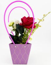 Пакет подарочный тисненый золотым фольгированием, 13*9.5*15.5 см 10 шт./упак., сиреневый Пакет подарочный тисненый золотым фольгированием, 13*9.5*15.5 см 10 шт./упак., сиреневый