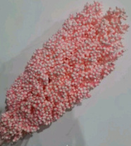 Сухоцвет Сорго, длина 70-80 см, 130-180гр/упак.св.розовый