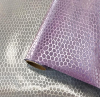 Пленка блестящая "Чешуя змеи" 50см 5м, сиреневый
