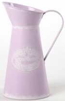 Декоративное кашпо-кувшин 20XBD13XH25/27СМ TD12,5СМ, сиреневый, металл