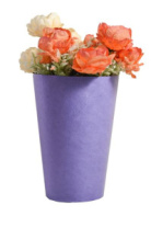 Конус под цветы 10*14*20 .светло-фиолетовый