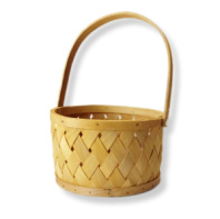 Корзина из бересты (секвойя) 20х12/26,5 см натуральный Корзина из бересты (секвойя) 20х12/26,5 см натуральный