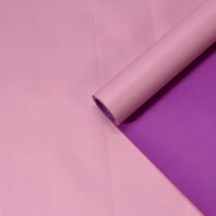 Пленка матовая двухсторонняя сиреневый/розовый 58см*10м±5% 65мкм