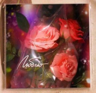 Карточка "Люблю (розы) " K350 Карточка "Люблю (розы) " K350