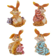 Фигурка декоративная "Заяц", L4.5 W5 H8 см, 4а 156283 Фигурка декоративная "Заяц", L4.5 W5 H8 см, 4а 156283
