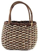 Корзина плетеная (джут), 21x11xH17/TH31 см, 1 шт., натуральный Корзина плетеная (джут), 21x11xH17/TH31 см, 1 шт., натуральный