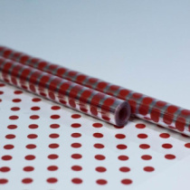 Пленка Горох красный 70см*10ярд ± 5%