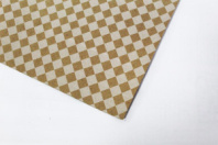 Набор листов Крафт бумаги 80гр/м 50*70 - 10 листов "Ромбы" белые