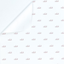 Пленка "Вместе навсегда" 60мкм, 60см*10м. белый/красный