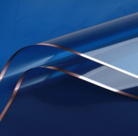 Пленка матовая "С золотой Каймой" 57см*56см сапфировый 20 листов