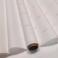 Пленка "Вместе навсегда" 60мкм, 60см*10м. белый/барби