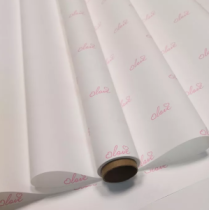 Пленка "Вместе навсегда" 60мкм, 60см*10м. белый/барби