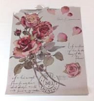 Упаковочная бумага "Винтажные розы", 35см х 47см, 10 листов/упак., принт 2 Упаковочная бумага "Винтажные розы", 35см х 47см, 10 листов/упак., принт 2