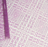 Пленка Буквы фуксия 70см*10ярд ± 5% Пленка Буквы фуксия 70см*10ярд ± 5%