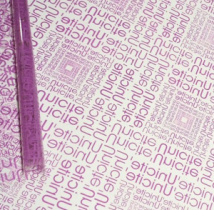 Пленка Буквы фуксия 70см*10ярд ± 5%