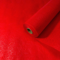 Фетр выбитый Цветы 50*10м красный Фетр выбитый Цветы 50*10м красный