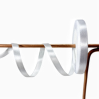 Лента атласная,12mmx25yards, цв. белый Лента атласная,12mmx25yards, цв. белый