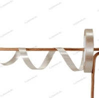 Лента атласная,10mmx25yards, цв. бежевый Лента атласная,10mmx25yards, цв. бежевый