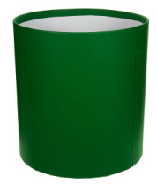 Коробка круглая без крышек 13,5*13,5 .зеленый