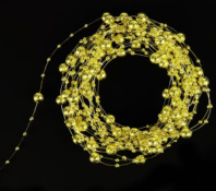 Жемчужная нить на катушке, 3+8 мм * 60 м, золото