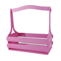 Декоративный ящик двухреечный прямоугольный 250*125 h255 Розовый Декоративный ящик двухреечный прямоугольный 250*125 h255 Розовый
