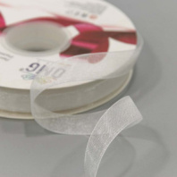 Лента Органза 1,5см*100ярд Белый 1/18 1/72 Лента Органза 1,5см*100ярд Белый 1/18 1/72