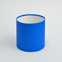 Коробка круглая без крышек 15*15 синий