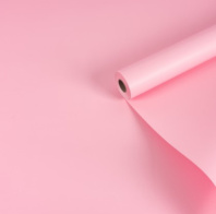 Пленка  матовая плотная "ФЛОРАНС" 57см*30м пастельно-розовый