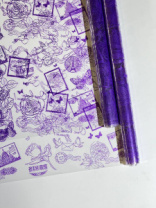 Пленка Марки фиолетовый 70см*10ярд ± 5% Пленка Марки фиолетовый 70см*10ярд ± 5%