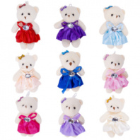 Мягкая игрушка Букетная "Мишка с бриллиантом" 10см/ уп12шт