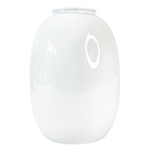 Акриловая ваза для цветов "Пузырь" диаметр 7cmx14.5, высота 20cm, цв. Белый