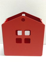 Кашпо Домик (170*175*80) красный Акция